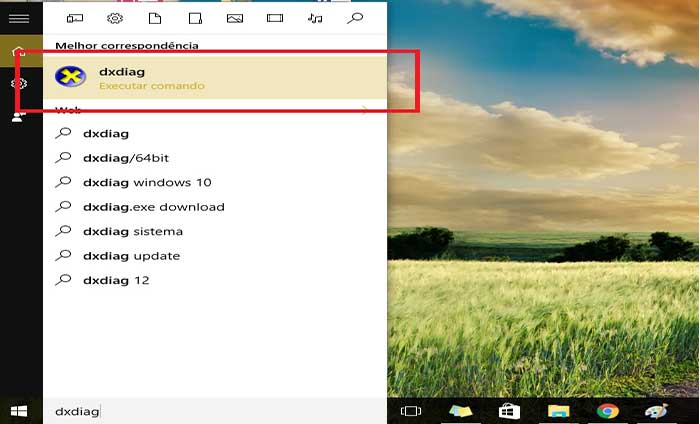 Imagem desktop ao descobrir a placa de vídeo