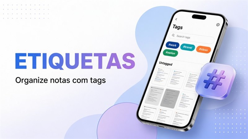 Como usar etiquetas (tags) no DicaNote
